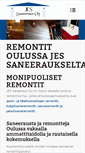 Mobile Screenshot of jes-saneeraus.fi