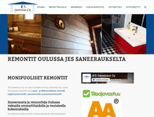 Tablet Screenshot of jes-saneeraus.fi